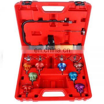 Factory direct sale 14 sets of car water tank leak detector pressure gauge water tank detection tool