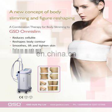 Professional Ultrasonic Vibration New Technology Roller Suction RF Face Laser Beauty Vacuum Cool HIFU Body Slimming Machine photo-5