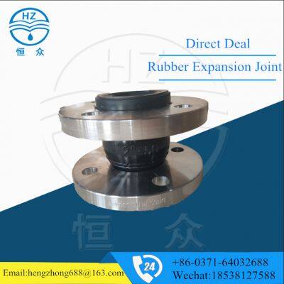 rubber expansion joint threaded union for pipeline