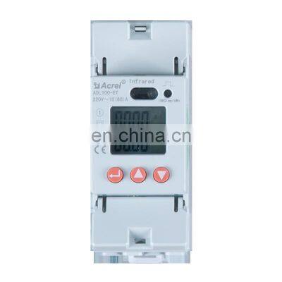 Acrel LCD din rail Digital single phase energy meter