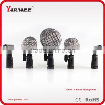 Yarmee Professsional Musical Condenser Dynamic Drum Microphone Set / Kick Drum Mic