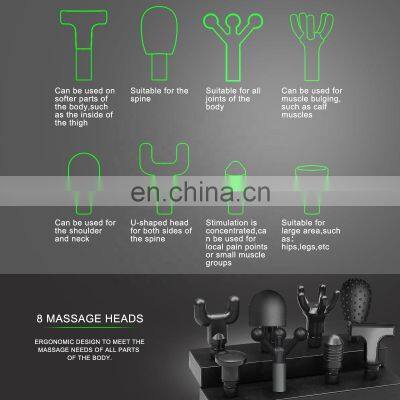 Brushless Motor Percussion Vibrator Tissue Lcd Screen Sports Custom Logo Private Label Booster Body Best Massage Gun photo-5