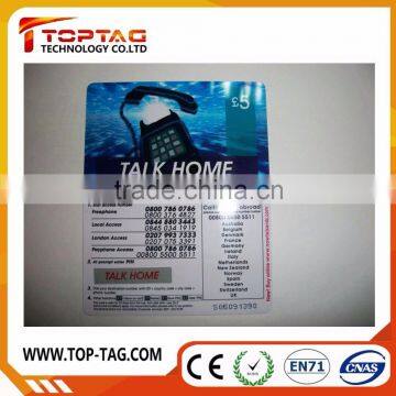 Paper Calling Card / Paper Phone Card With Barcode or QR Code photo-2