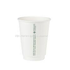 compostable paper cups 12oz custom printed recyclable double wall paper disposable hot cup