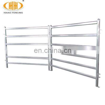 square tube corral panels cattle rail fence