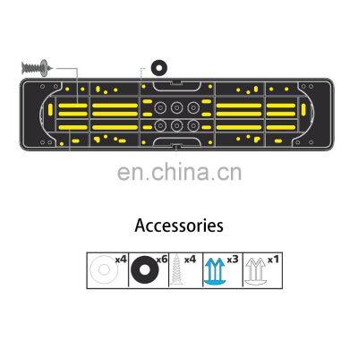 Car Truck License Number Plate PP Rear Licence Plate Holder Black photo-2