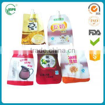 Irregular shape spout pouch for food