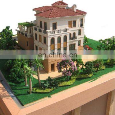 3d luxury prefab villa for architectural houses model