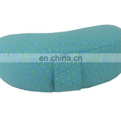 New Design Indian made yoga Meditation Crescent Cushion