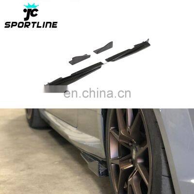 TTRS Carbon Fiber Side Skirts Splitters for Audi TTRS MK3 8S 2016-2019