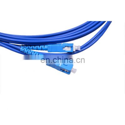 SC Spiral LSZH PVC Fiber Jumper patch cord mm om3 duplex 7m sc-sc armored st fiber optic patch cord