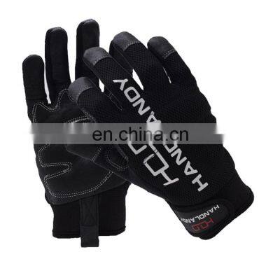 HANDLANDY goatskin leather Mechanic Work Hand Gloveswholesale work gloves work safety