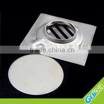 Tile insert net fixed polished stainless steel floor drain