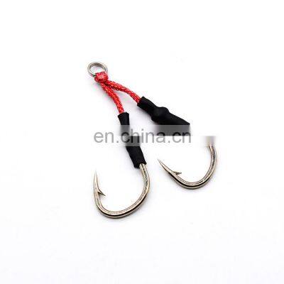 10#-20# High Carbon Steel Fishhook Slow Jigging Assist Japan Fishing Hooks photo-2