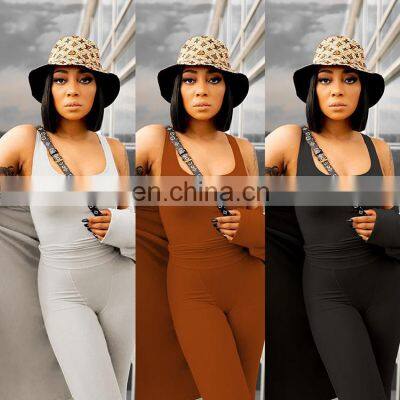 Manufacturer Wholesale Custom Logo Spring and Autumn Fashion Women's Casual Sports 3-piece Long Sleeve Sexy Suit photo-5