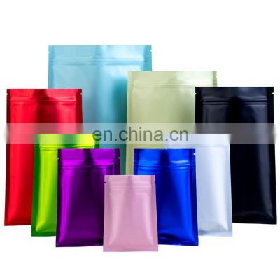 Matte plastic bag christmas food packaging with  Biodegradable certificate for candy cookie