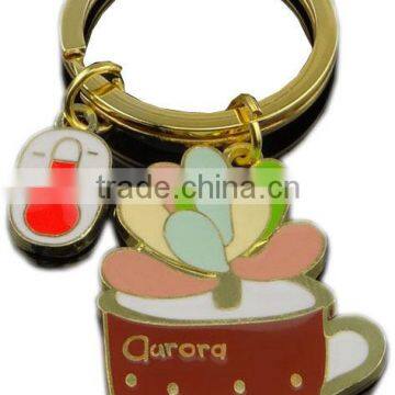 Cheap Customized Size Green Plant Keychain / Cactus Keychain for Wholesale photo-3