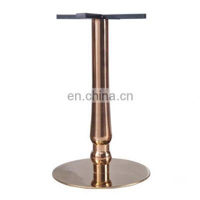 Table Base Luxury Round Marble Furniture Restaurant Coffee Dining Chrome Tulip Modern Metal Stainless Steel Gold Table Base