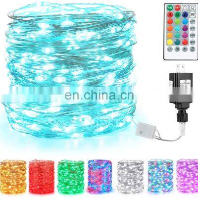 Christmas Wedding Garden Decorations Battery Operated Indoor RGB Led Party Lights String