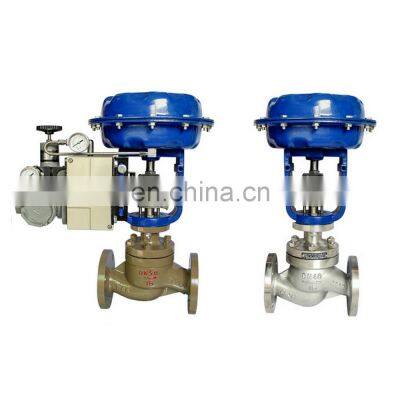 Pneumatic Water Steam Globe Valve Pneumatic Actuator Diaphragm Control Valve with Positioner