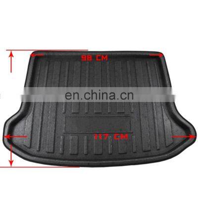 Rear Trunk Cargo Black Floor Carpet Mat Liner For Tiguan 2012-2016