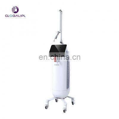 Newest powerful skin whitening lightening skin tag and mole removal stable co2 fractional laser machine