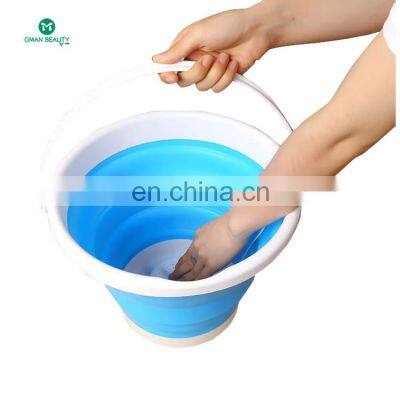 Cheap mini washing machine foldable silicone electric outside portable foldable washing machine with dryer