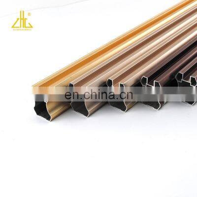 China Factory ZHONGLIAN Aluminium Extrusion Furniture Aluminum Profile for Wardrobe