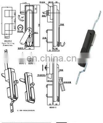 MS840 Electrical Cabinet Door Locks Rod Control Lock photo-5
