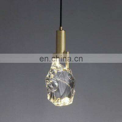 LED Pendant Lights Modern Crystal Nordic Luxury Bar Kitchen Hanging Bedside Glass LED Pendant Light