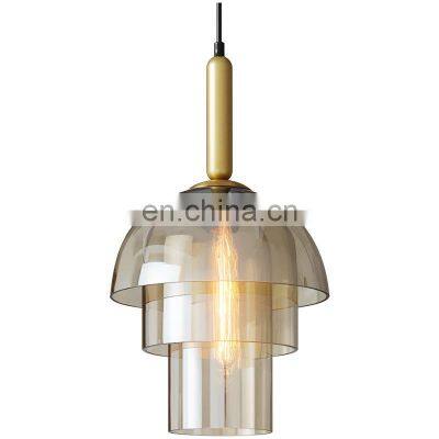 Industrial Style Restaurant Glass LED Pendant Lamp Vintage Art Living Room Aisle Bar Decor Chandelier