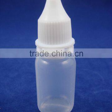 LDPE tamper pharmaceutical use eye dropper bottle