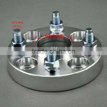 1 Pair 1"(25mm) 4x108 65.1CB Wheel Flange Spacers Adapters 12x1.5 Studs