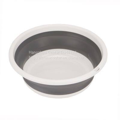Collapsible Wash Basin Tub Folding Round Dishpan Washing Basin photo-5