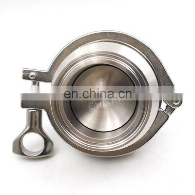 Hygienic Stainless Steel Sanitary Clamped Spring Check Valve