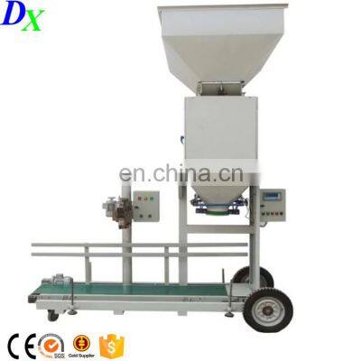 self filling poultry animal feed pellet hay bagging machine for sale