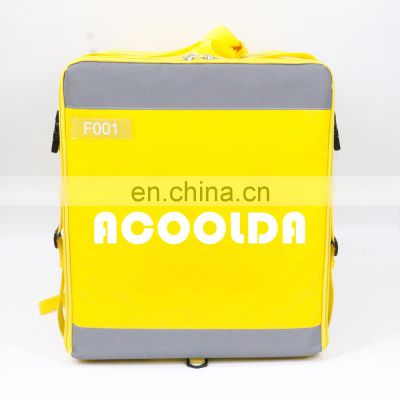 Waterproof Pizza Thermal Food Delivery Bag Cooler Food Delivery Backpack Bag With Plastic Feet