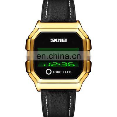 1650 Led Watch Touch Screen Montre Unisex Wacth Men Watch Light Luxury Steel Wholesale Skmei photo-2