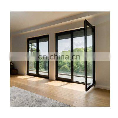 High quality modern design french door glass aluminium casement door for prefab house