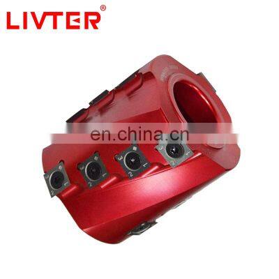 LIVTER Cnc Machines Tools Carbide Single 2 4Flute Tungsten Spiral Cutter Head For Milling Cutter photo-5