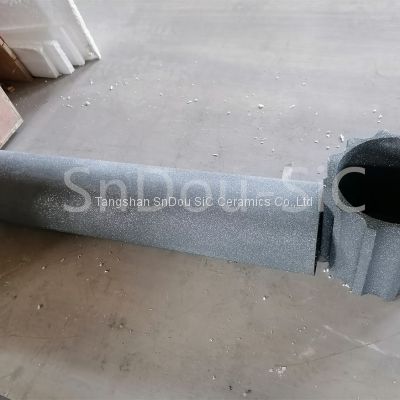 RSiC Burner Tube by Recrystallized SiC ceramics (RSiC flame tube)