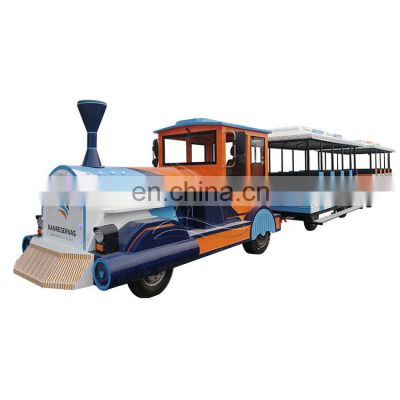 Amusement park road train diesel Trackless Train for sale