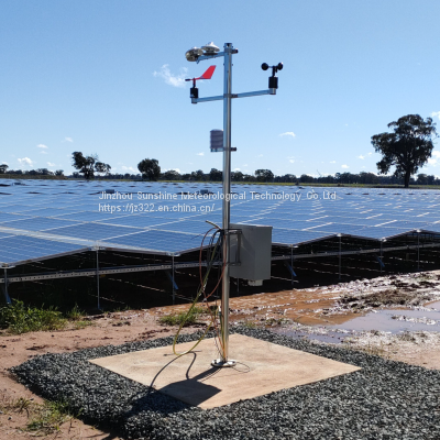 PC-4 Environment Sensor for PV Power Plant-Weather Station, Wind Speed, Solar Radiation, Atmospheric Pressure, Rainfall