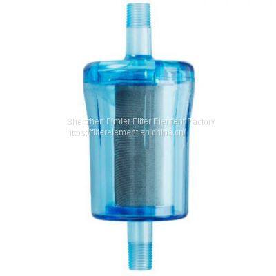 Fluorocarbon Borosilicate Glass Microfiber Element Maximum Flow DIF with SS Screen (DIF-LNxxSS-1/4″)