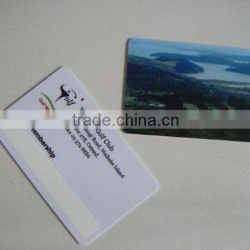 Beautiful plastic spa membership card