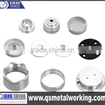 customized OEM stamping punching color natural anodized aluminum products