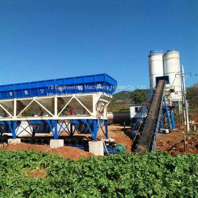 L Shape Layout Hzs90 Belt Conveyor Type Concrete Batch Plant for Sale photo-3