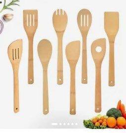 8pcs bamboo cooking utensil set Wholesale