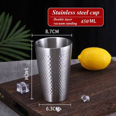 Stainless Steel Cup Double-layer Vacuum Frosted Insulation Cup photo-4