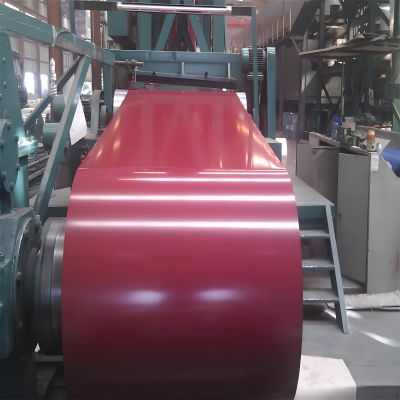 Boyuan PVDF red 9003 Color Coated Roll Exported To The United Arab Emirates